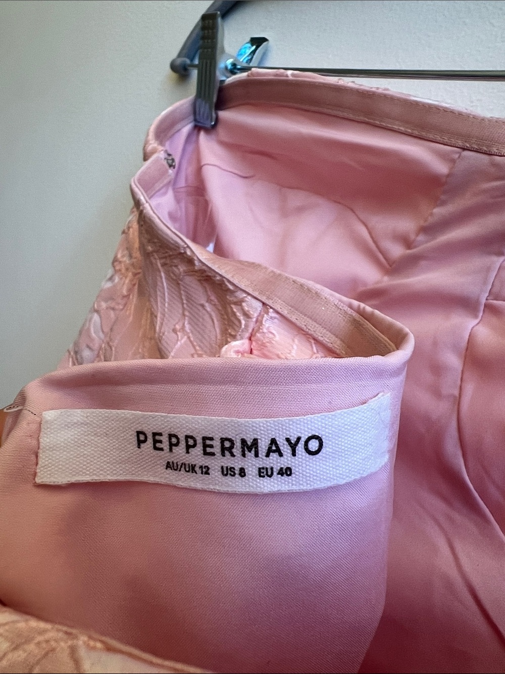 Peppermayo So Stylish Mini Dress in Pink Size 8 - Picture 2 of 5
